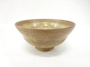 作家物　伊羅保　刷毛目　茶碗（保護箱付）